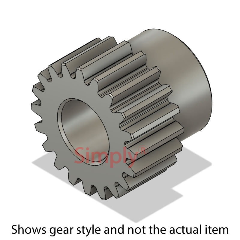STS10/40B-8 Metric Stainless Steel Spur Gear 40 Tooth 1 Mod Bored 8mm (H8)