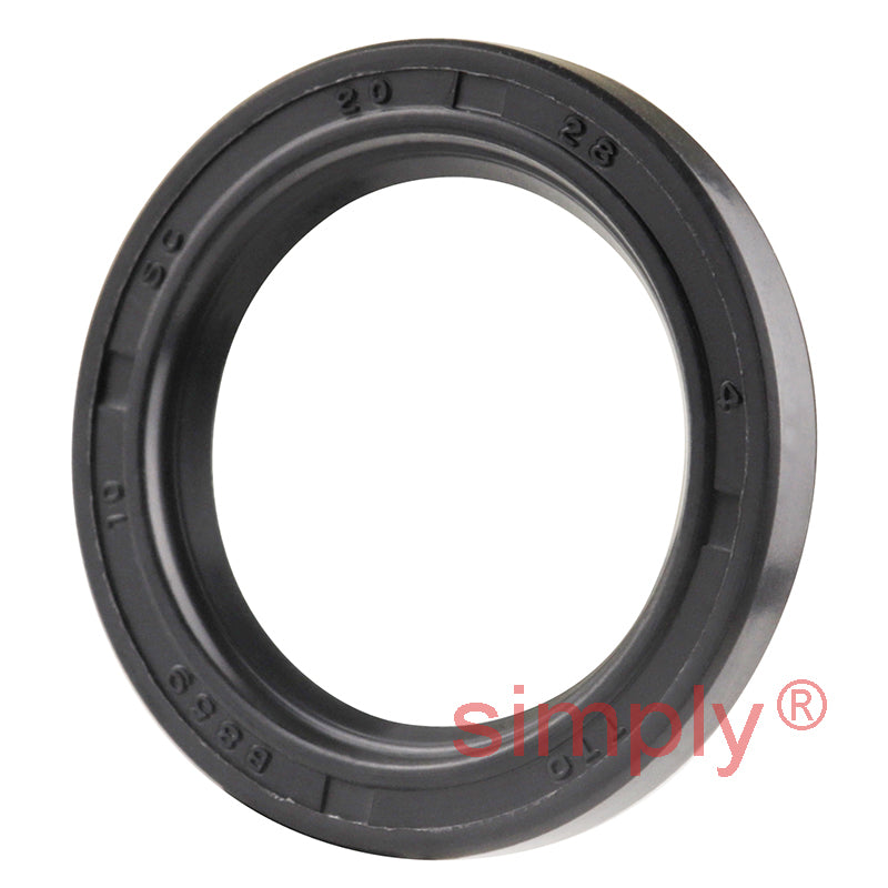 20x28x4mm Nitrile Rubber Single Lip Rotary Shaft Oil Seal SC / R21