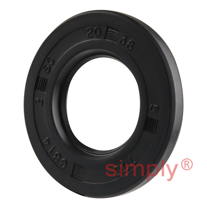 20x38x5mm Nitrile Rubber Single Lip Rotary Shaft Oil Seal SC / R21