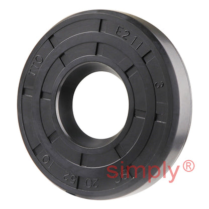 20x52x10mm Nitrile Rubber Single Lip Rotary Shaft Oil Seal with Garter Spring SC / R21