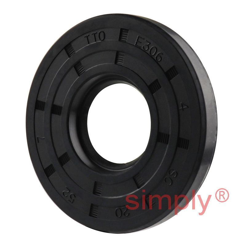 20x52x7mm Nitrile Rubber Single Lip Rotary Shaft Oil Seal with Garter Spring SC / R21