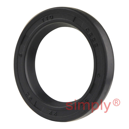 22x32x5mm Nitrile Rubber Single Lip Rotary Shaft Oil Seal SC / R21