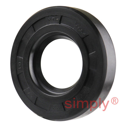 22x47x10mm Nitrile Rubber Single Lip Rotary Shaft Oil Seal with Garter Spring SC / R21