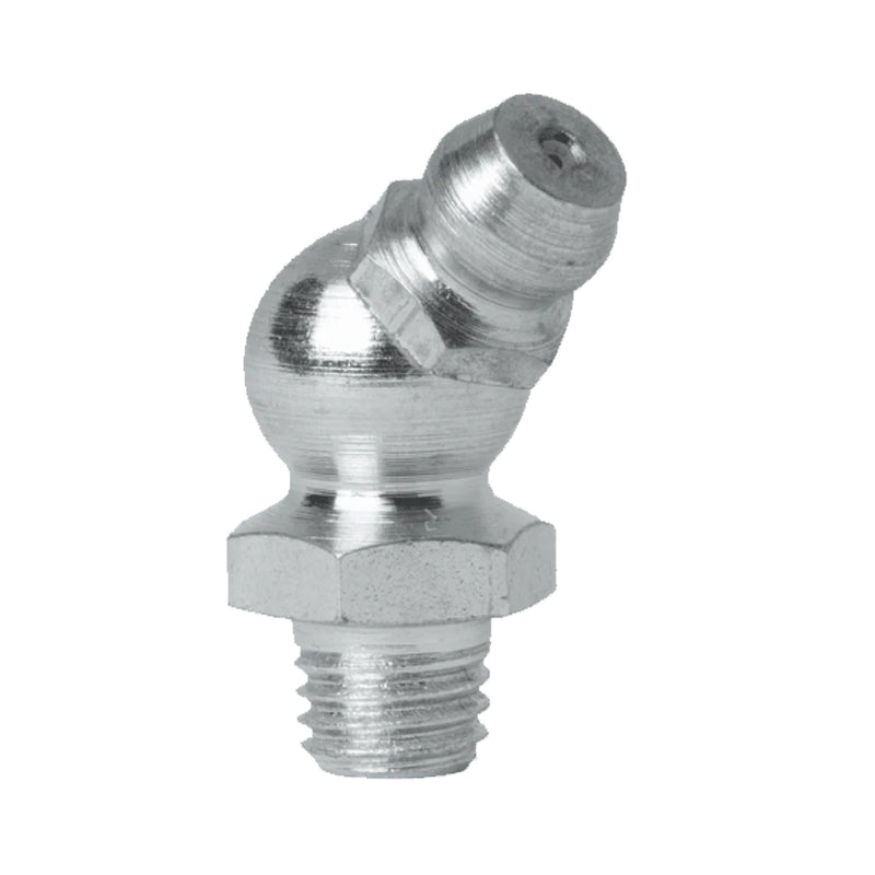 M10 X 1 Taper 45 Degrees Mild Steel Hydraulic Grease Nipples - Pack of 500