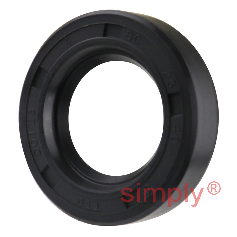 23x40x10mm Nitrile Rubber Single Lip Rotary Shaft Oil Seal with Garter Spring SC / R21