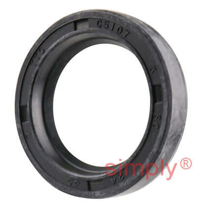 24x35x7mm Nitrile Rubber Single Lip Rotary Shaft Oil Seal with Garter Spring SC / R21