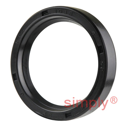 25x32x6mm Nitrile Rubber Single Lip Rotary Shaft Oil Seal with Garter Spring SC / R21