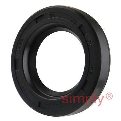 25x42x8.5mm Nitrile Rubber Single Lip Rotary Shaft Oil Seal with Garter Spring SC / R21