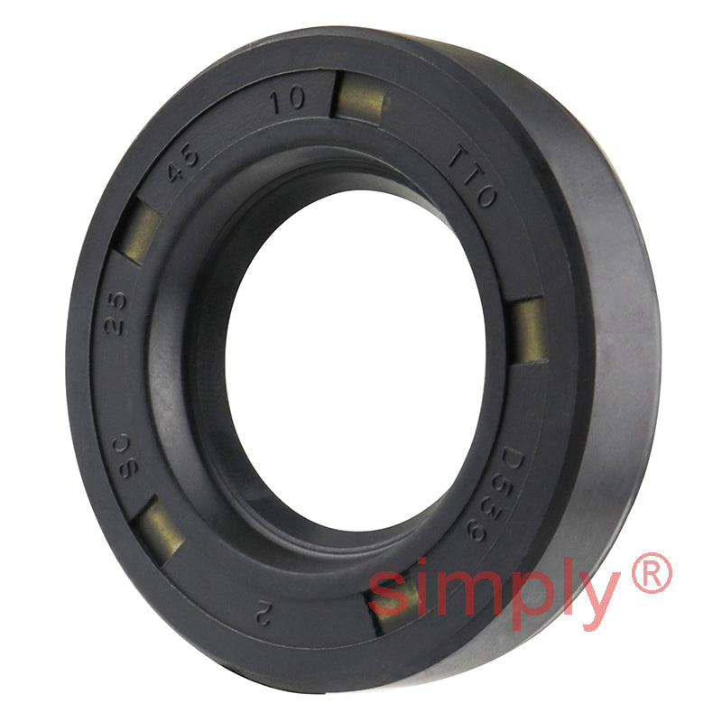 25x45x10mm Nitrile Rubber Single Lip Rotary Shaft Oil Seal with Garter Spring SC / R21