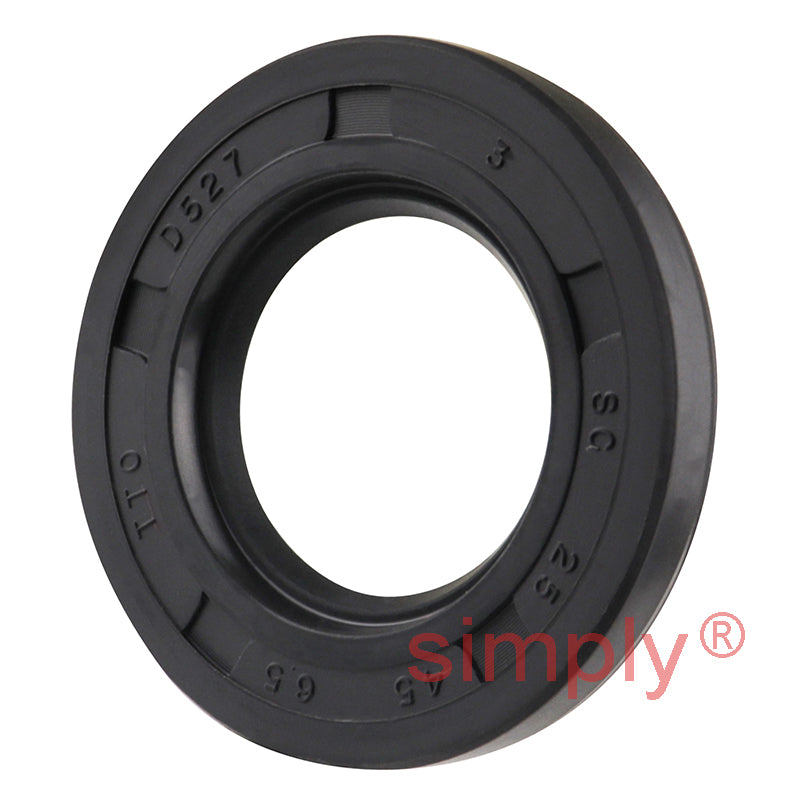 25x45x6.5mm Nitrile Rubber Single Lip Rotary Shaft Oil Seal with Garter Spring SC / R21