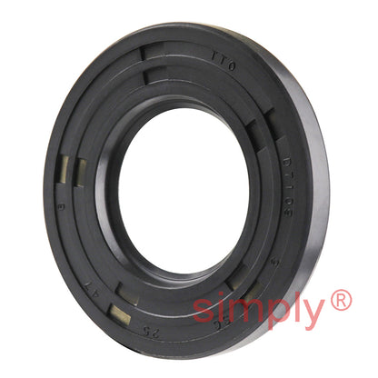 25x47x6mm Nitrile Rubber Single Lip Rotary Shaft Oil Seal with Garter Spring SC / R21