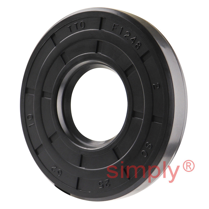 25x62x10mm Nitrile Rubber Single Lip Rotary Shaft Oil Seal with Garter Spring SC / R21