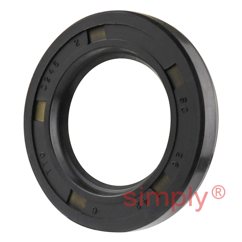 26x42x6mm Nitrile Rubber Single Lip Rotary Shaft Oil Seal with Garter Spring SC / R21
