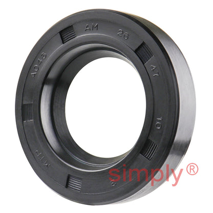 26x47x10mm Nitrile Rubber Single Lip Rotary Shaft Oil Seal with Garter Spring SC / R21