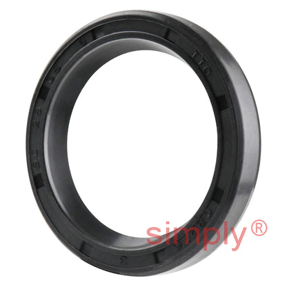 28x38x6mm Nitrile Rubber Single Lip Rotary Shaft Oil Seal with Garter Spring SC / R21