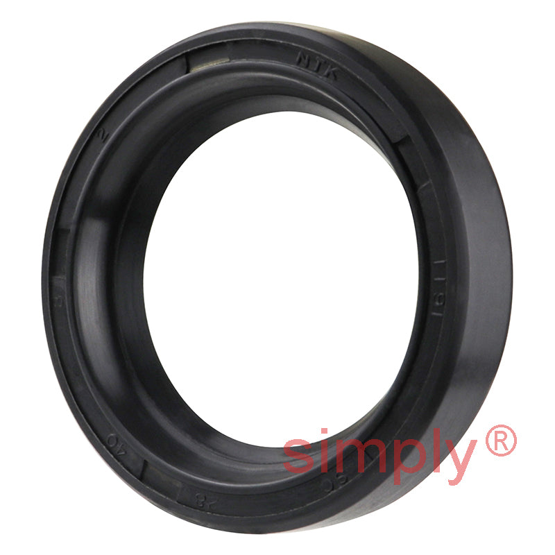 28x40x8mm Nitrile Rubber Single Lip Rotary Shaft Oil Seal with Garter Spring SC / R21