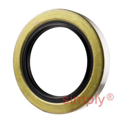 2.75x4x0.5 inch Metal Cased Nitrile Rubber Rotary Shaft Oil Seal with Garter Spring R6 / TB