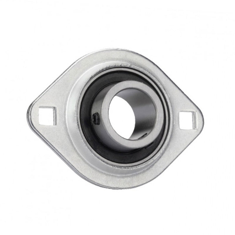 SBPFL206-19 Oval 2 Bolt Pressed Steel Bearing Housing with 1-3/16 inch insert