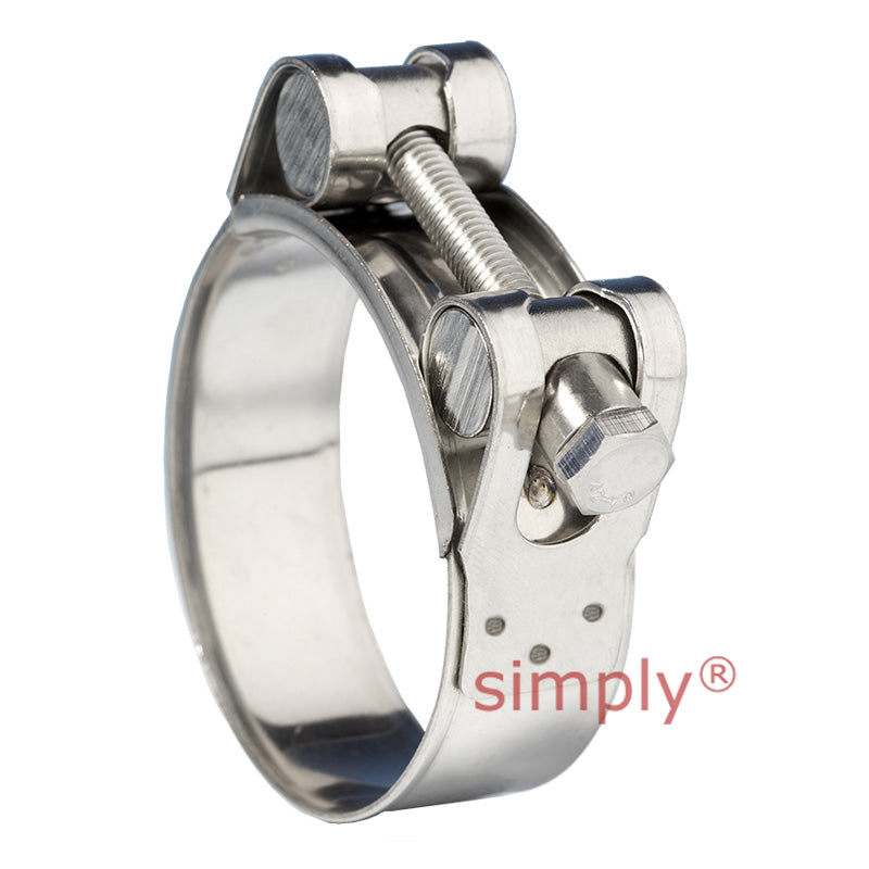 JSC022SS 304 Stainless Steel Jubilee Superclamp Clip Adjustment Range 20mm-22mm Band Width 18mm