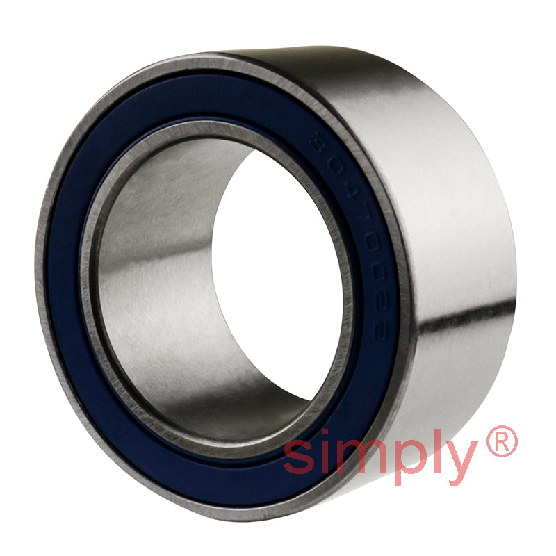 Major Brand 30BG04S132DS2 Rubber Sealed Air Conditioner Double Row Deep Groove Ball Bearing 30x47x22mm