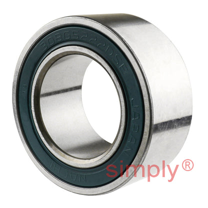 Major Brand 30BG05S2G2DS Rubber Sealed Air Conditioner Double Row Deep Groove Ball Bearing 30x52x22mm