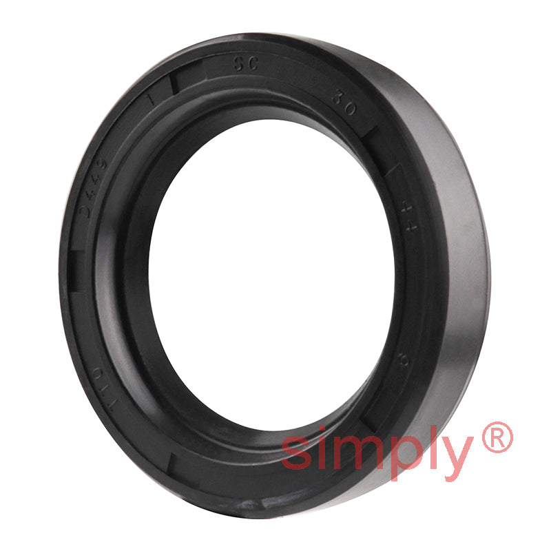 30x44x9mm Nitrile Rubber Single Lip Rotary Shaft Oil Seal with Garter Spring SC / R21