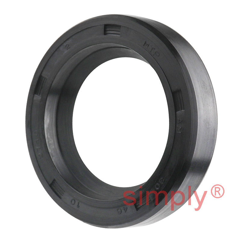 30x46x10mm Nitrile Rubber Single Lip Rotary Shaft Oil Seal with Garter Spring SC / R21