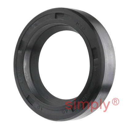 30x46x10mm Nitrile Rubber Single Lip Rotary Shaft Oil Seal with Garter Spring SC / R21