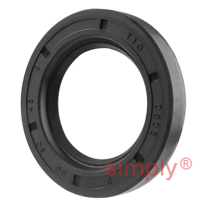 30x48x8mm Nitrile Rubber Single Lip Rotary Shaft Oil Seal with Garter Spring SC / R21