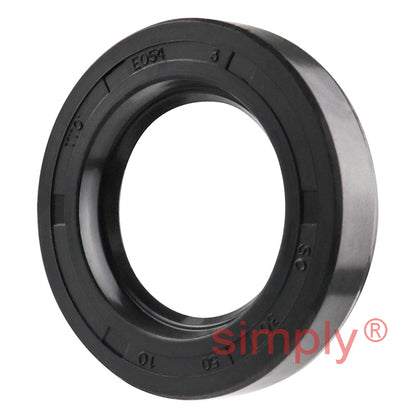 30x50x10mm Nitrile Rubber Single Lip Rotary Shaft Oil Seal with Garter Spring SC / R21