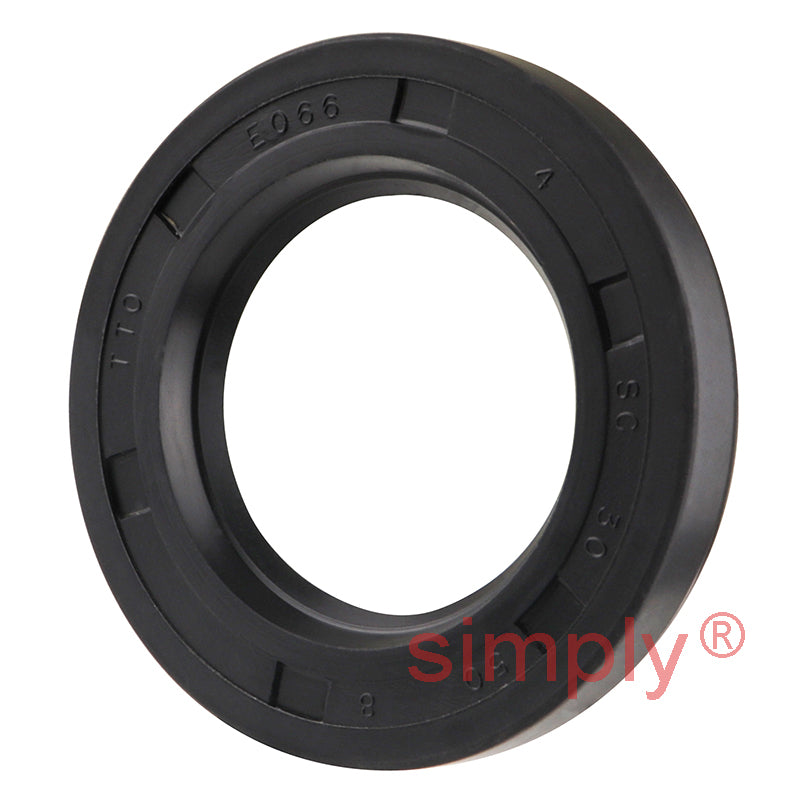 30x50x8mm Nitrile Rubber Single Lip Rotary Shaft Oil Seal with Garter Spring SC / R21