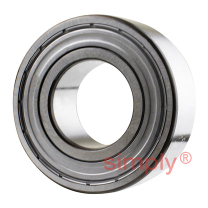 SKF 3206A2ZTN9C3MT33 Double Row Angular Contact Ball Bearing with 2 Metal Shields 30x62x23.8mm