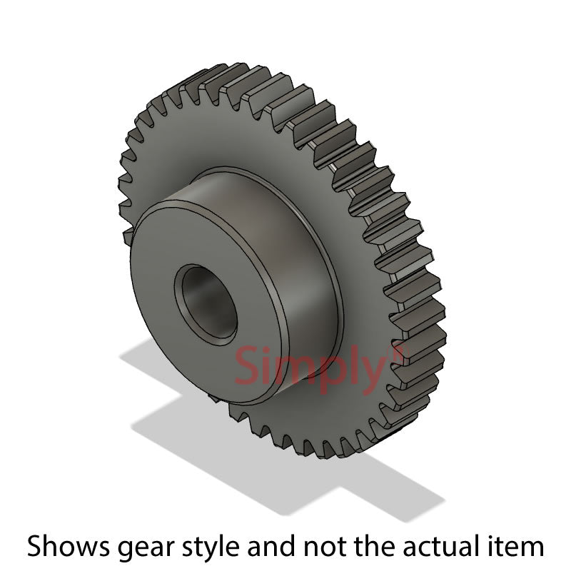 SS32DP/25B Imperial EN8 Steel Spur Gear 25 Tooth 32 DP Bored 0.25 inch (H8)