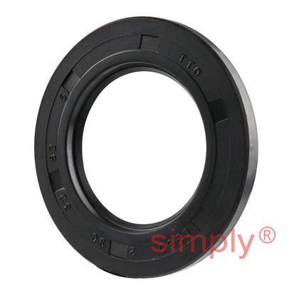 32x52x5mm Nitrile Rubber Single Lip Rotary Shaft Oil Seal SC / R21