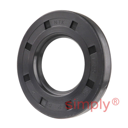 32x62x8mm Nitrile Rubber Single Lip Rotary Shaft Oil Seal with Garter Spring SC / R21