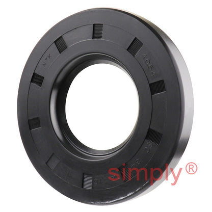 34x72x10mm Nitrile Rubber Single Lip Rotary Shaft Oil Seal with Garter Spring SC / R21