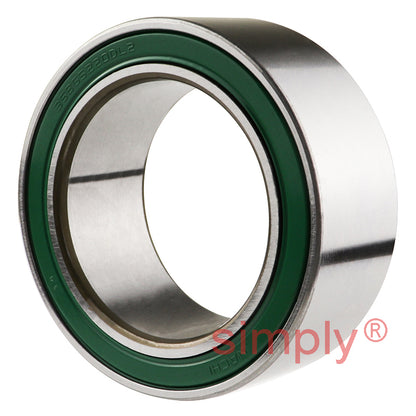 Major Brand 35BG52202DL Rubber Sealed Air Conditioner Double Row Deep Groove Ball Bearing 35x52x20mm