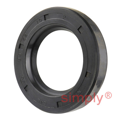35x58x10mm Nitrile Rubber Single Lip Rotary Shaft Oil Seal with Garter Spring SC / R21