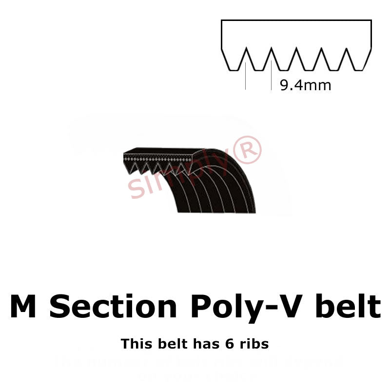 9169PM/3610M Pix Poly V Multiple Ribbed Belt 9169mm/361 inch Length with 30 Ribs Allow 2-3 Days