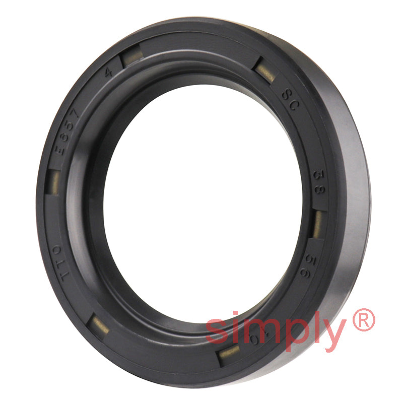 38x56x10mm Nitrile Rubber Single Lip Rotary Shaft Oil Seal with Garter Spring SC / R21