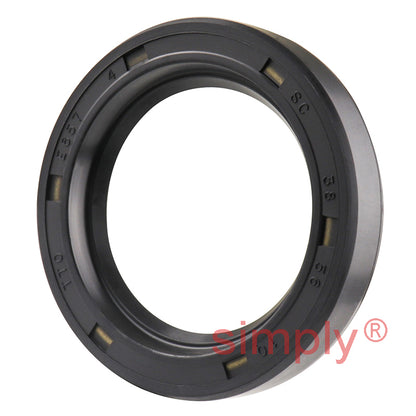 38x56x10mm Nitrile Rubber Single Lip Rotary Shaft Oil Seal with Garter Spring SC / R21