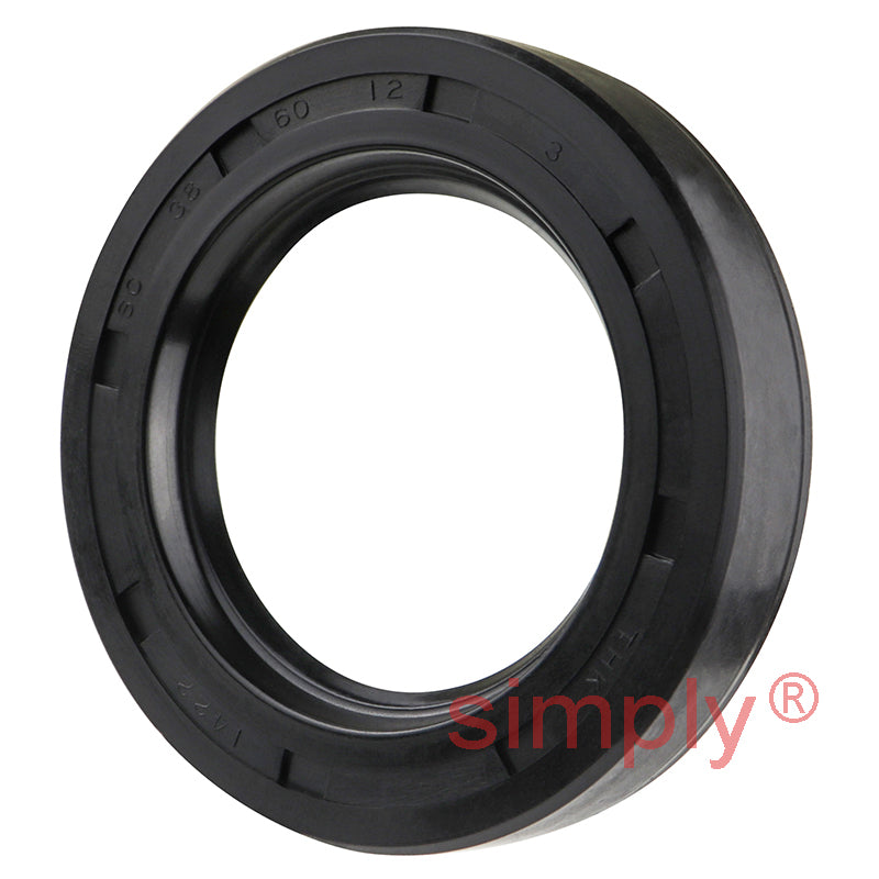 38x60x12mm Nitrile Rubber Single Lip Rotary Shaft Oil Seal with Garter Spring SC / R21
