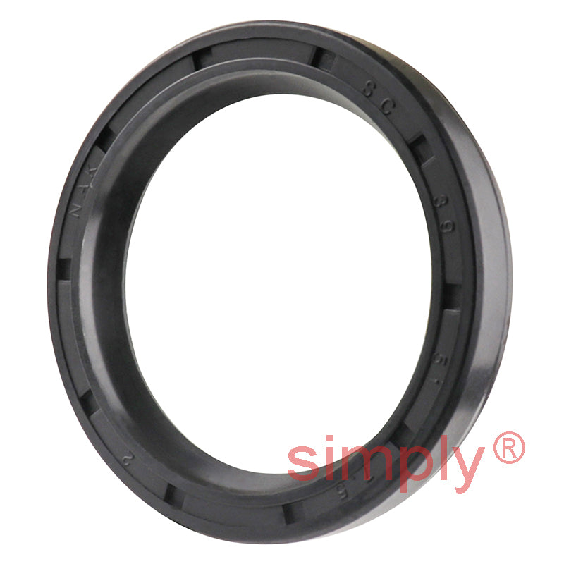 39x51x7.5mm Nitrile Rubber Single Lip Rotary Shaft Oil Seal with Garter Spring SC / R21