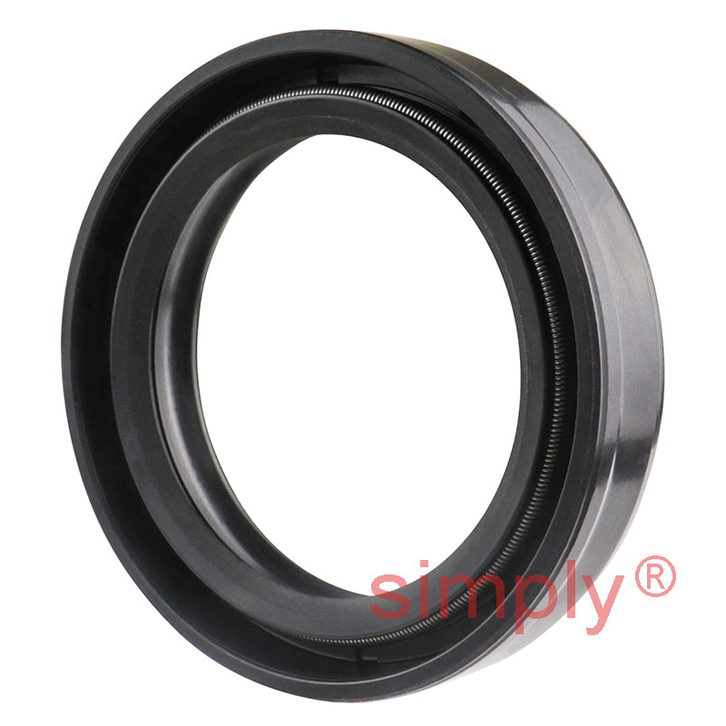 39x52x11DC4SS Metric Fork and Damper Nitrile Rubber Oil Seal with 2 Opposite Facing Individually Sprung Sealing Lips and Raised Outer Sealing Band on Outside Diameter