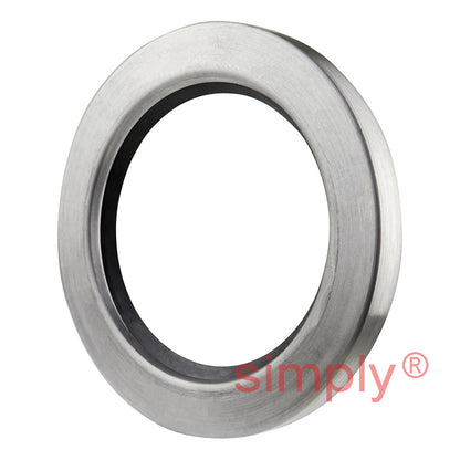 3.37x4.87x0.5 inch Metal Cased Nitrile Rubber Rotary Shaft Oil Seal with Garter Spring and Wiper Lip