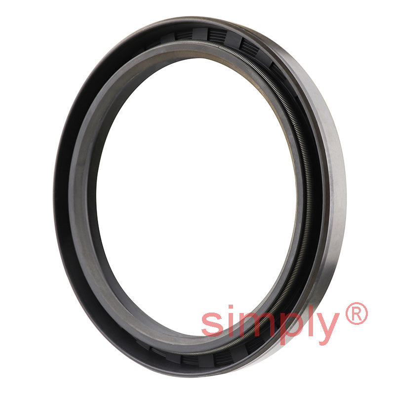 3.87x4.87x0.5 inch Nitrile Rubber Double Lip Rotary Shaft Oil Seal with Garter Spring R23 / TC Style