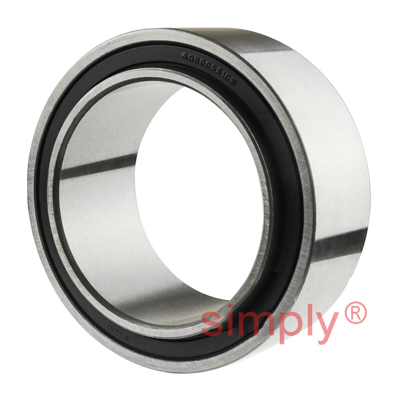 Major Brand 40BG05S1G2DS Rubber Sealed Air Conditioner Double Row Deep Groove Ball Bearing 40x57x24x20mm