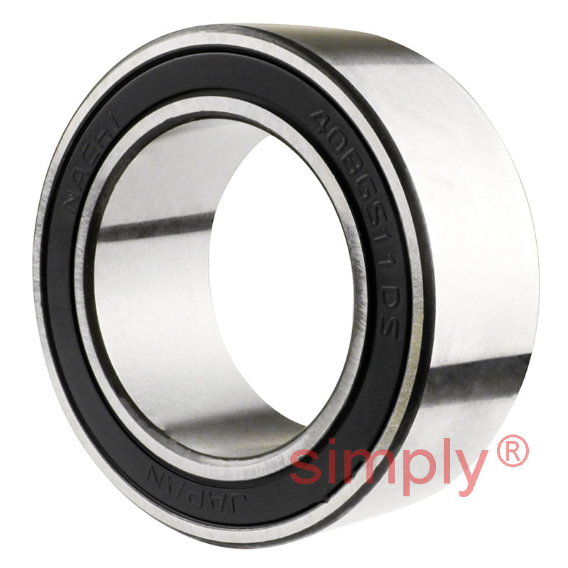 Major Brand 40BGS11G2DS Rubber Sealed Air Conditioner Double Row Deep Groove Ball Bearing 40x62x24mm