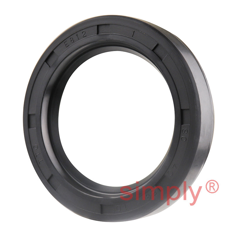 40x58x10mm Nitrile Rubber Single Lip Rotary Shaft Oil Seal with Garter Spring SC / R21