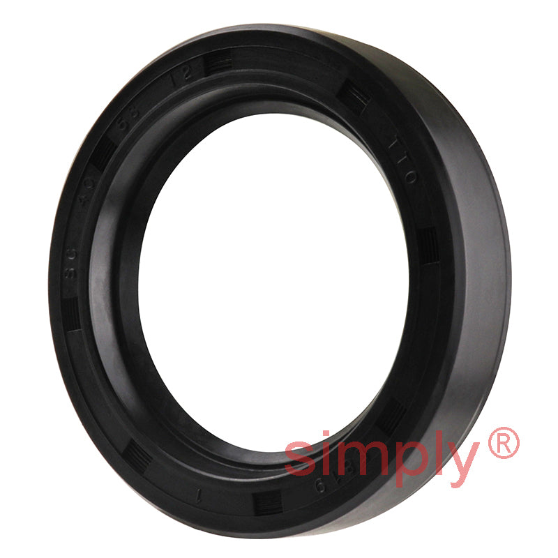 40x58x12mm Nitrile Rubber Single Lip Rotary Shaft Oil Seal with Garter Spring SC / R21
